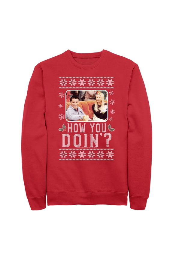 Men's Friends How You Doin' Quote Sweatshirt