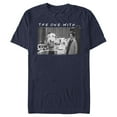 thumbnail image 1 of Men's Friends The One With… Black and White Turkey Scene Graphic T-Shirt, 1 of 5