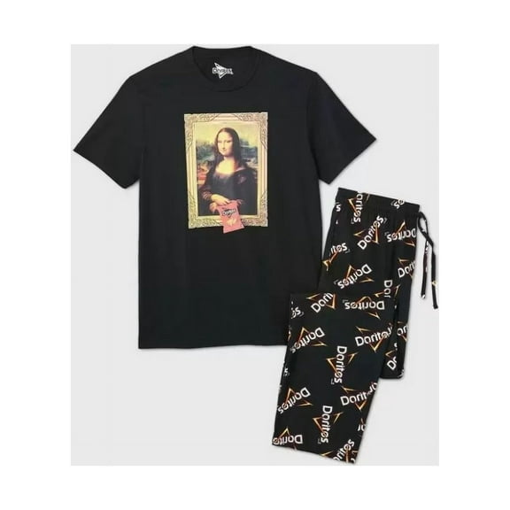 Men's Frito-Lay Doritos Mona Lisa Pajama Set