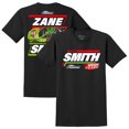 thumbnail image 1 of Men's Front Row Motorsports Black Zane Smith Speedy Cash Car T-Shirt, 1 of 3