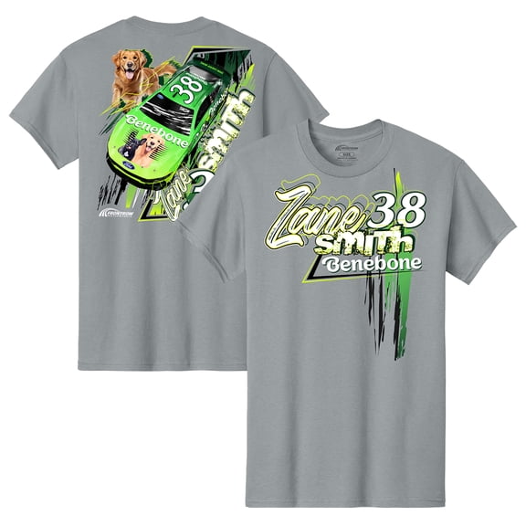 Men's Front Row Motorsports Graphite Zane Smith Benebone Car T-Shirt