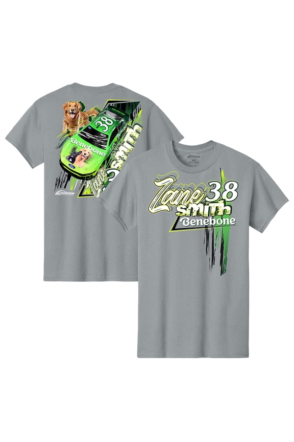 Men's Front Row Motorsports Graphite Zane Smith Benebone Car T-Shirt