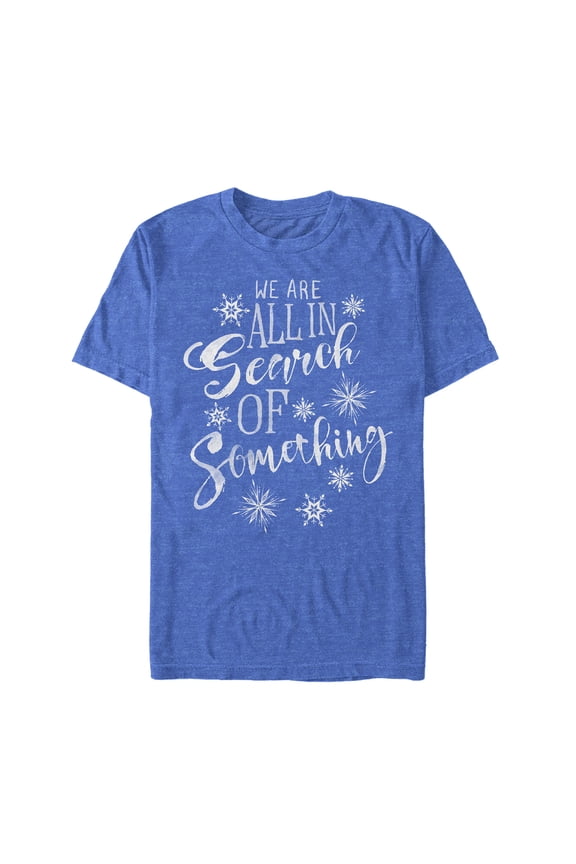 Men's Frozen 2 All Searching Graphic Tee Royal Blue Heather 3X Large