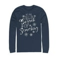 thumbnail image 1 of Men's Frozen 2 All Searching  Long Sleeve Shirt Navy Blue 2X Large, 1 of 3