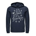thumbnail image 1 of Men's Frozen 2 All Searching Pull Over Hoodie Navy Blue 3X Large, 1 of 3