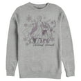 thumbnail image 1 of Men's Frozen 2 Destiny Awaits Friends Sweatshirt Athletic Heather X Large, 1 of 3