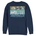 thumbnail image 1 of Men's Frozen 2 Magical Traveler Silhouette  Sweatshirt Navy Blue Small, 1 of 3