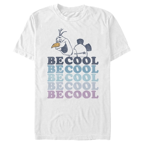 Men's Frozen 2 Olaf Be Cool Graphic Tee White 2X Large
