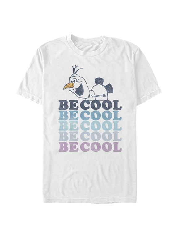Men's Frozen 2 Olaf Be Cool Graphic Tee White 2X Large