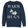 thumbnail image 1 of Men's Frozen 2 Olaf Warm Hugs  Sweatshirt Navy Blue X Large, 1 of 3