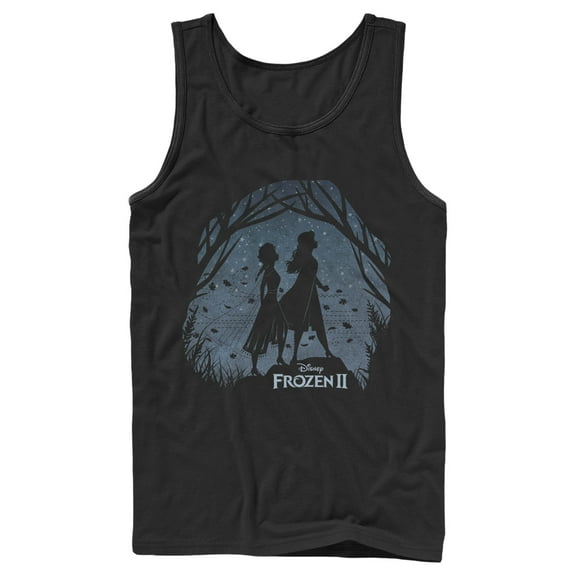 Men's Frozen 2 Sister Shadows  Tank Top Black Small