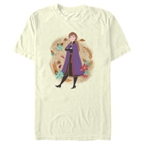 Men's Frozen Anna Wind Swirls Graphic T-Shirt