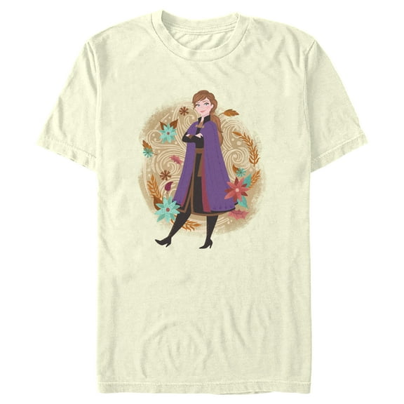 Men's Frozen Anna Wind Swirls Graphic T-Shirt