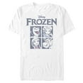 thumbnail image 1 of Men's Frozen Character Squares Graphic Tee White 3X Large, 1 of 4