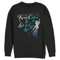 thumbnail image 1 of Men's Frozen Elsa Keep Calm  Sweatshirt Black Medium, 1 of 3