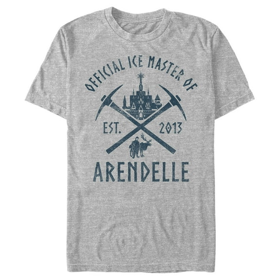 Men's Frozen Ice Master of Arendelle Graphic Tee Athletic Heather Large