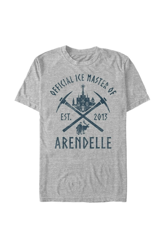 Men's Frozen Ice Master of Arendelle Graphic Tee Athletic Heather Large