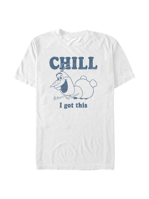 Men's Frozen Olaf Chill I Got This Portrait Graphic Tee White X Large