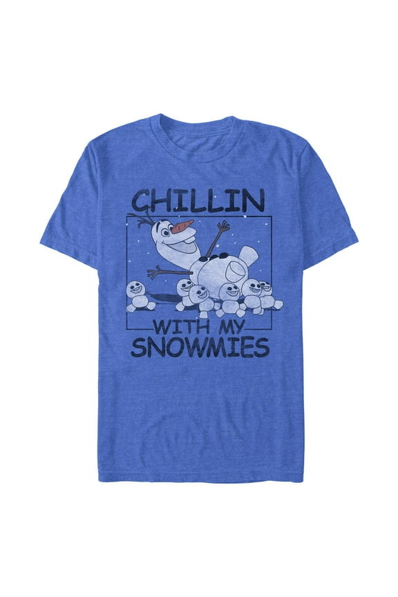 Men's Frozen Olaf Chilling with My Snowmies Graphic T-Shirt