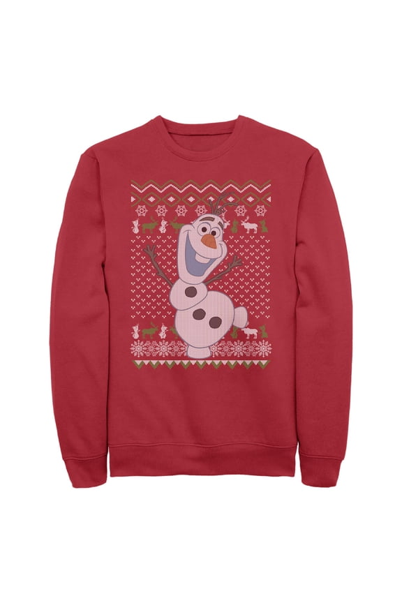 Men's Frozen Olaf Ugly Sweater  Sweatshirt