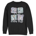 thumbnail image 1 of Men's Frozen Snowflake Hugs  Sweatshirt Black 2X Large, 1 of 3