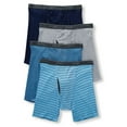 thumbnail image 1 of Men's Fruit Of The Loom 4BL77PX Coolzone Extended Size Boxer Briefs - 4 Pack (Assorted 3XL), 1 of 7