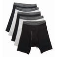 thumbnail image 1 of Men's Fruit Of The Loom 5BL76TG Coolzone Fly Boxer Briefs - 5 Pack (Black/Grey M), 1 of 4