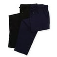 thumbnail image 1 of Men's Fruit Of The Loom OFL904 Jersey Knit Stretch Sleep Pant - 2 Pack (Ebony L), 1 of 8