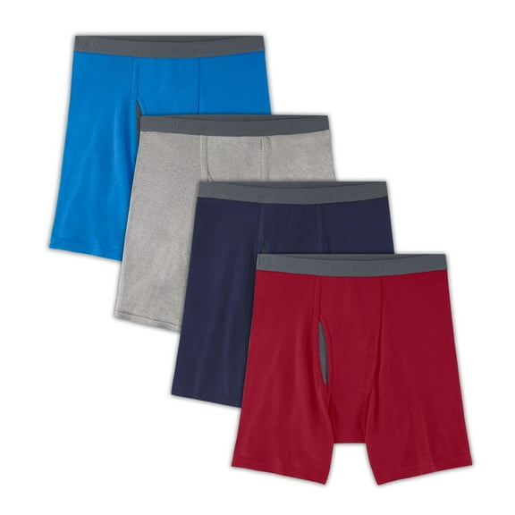 Men's Fruit of the Loom® 4-Pack Premium CoolZone® Boxer Briefs Color: Assorted Size: S