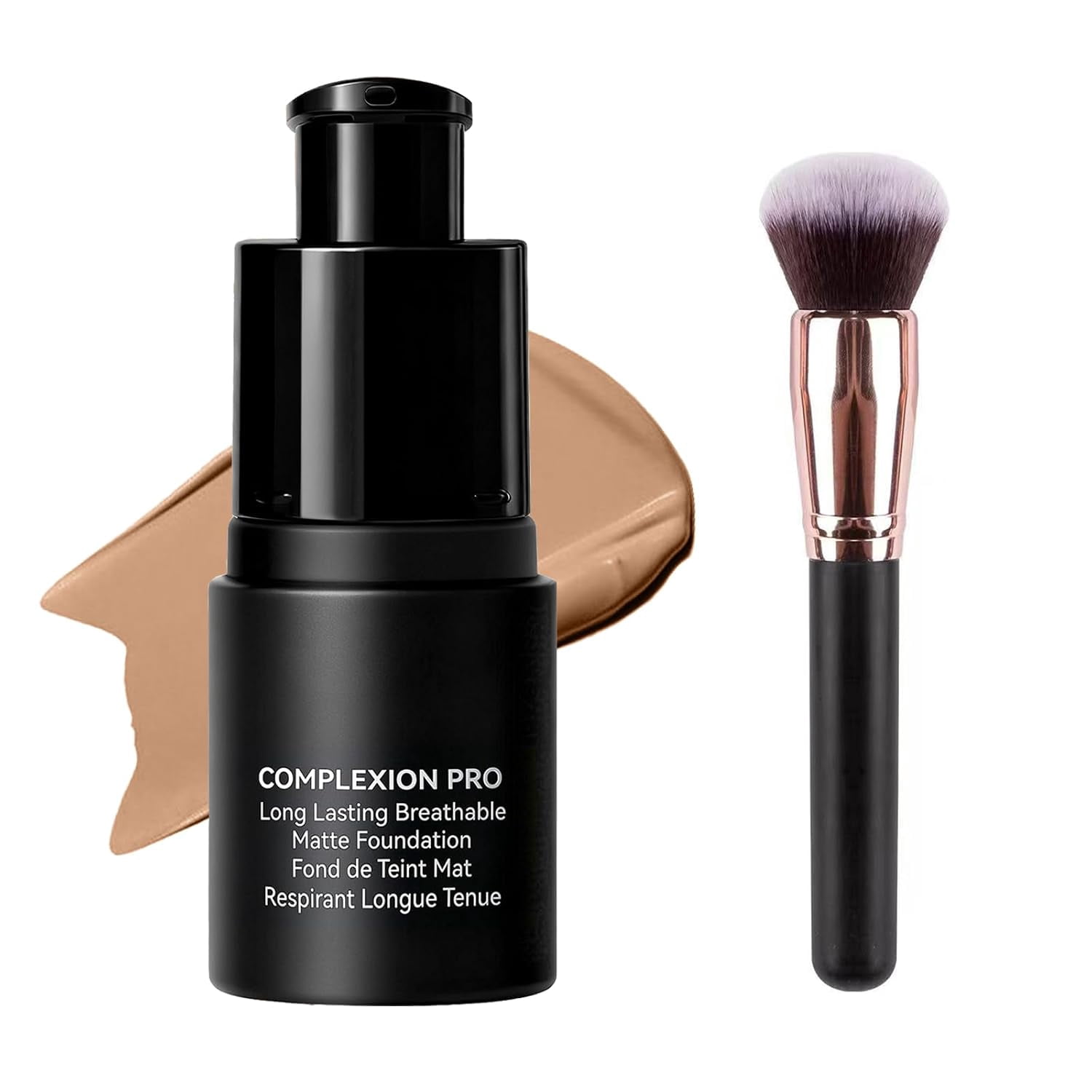 Rednees Men’s Full‑Coverage Liquid Foundation Makeup, Non‑Greasy Long‑Wearing ...
