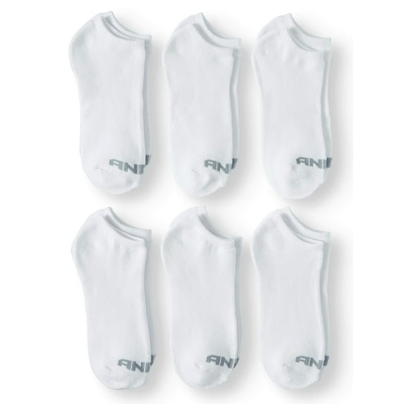 Men‘s Full Cushion No Show Socks, 6 Pack