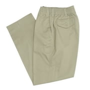 Mens Full Elastic Waist Pants by Falcon Bay - KHAKI 60W x 32L