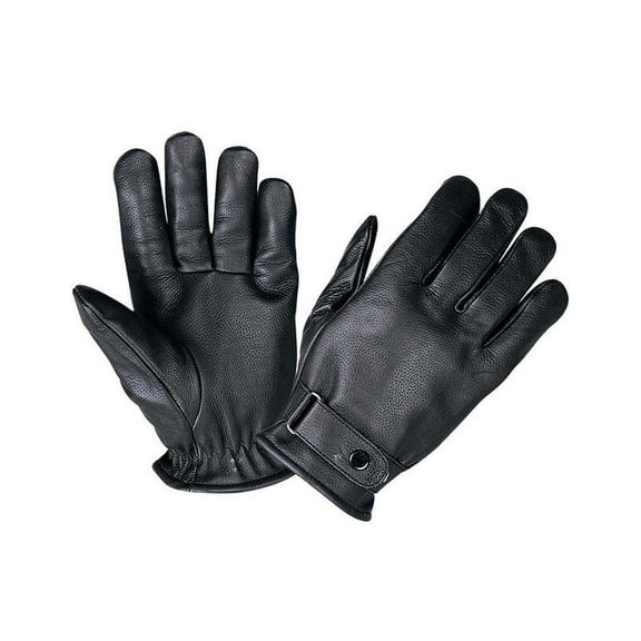 Men's Full Finger Leather Gloves,Black,Size - 5XL