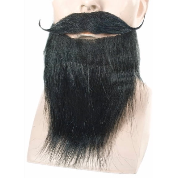 Morris Costumes Full Goatee & Mustache Set