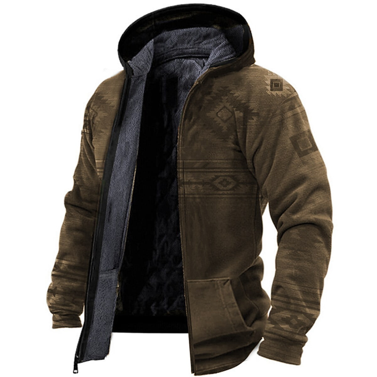 Men's Full Zip Hoodie Jacket Blue Purple Yellow Orange Brown Hooded Graphic  Prints Zipper Print Sports u0026 Outdoor Daily Sports 3D Print Fleece Boho  Streetwear Designer Winter Clothing Apparel Hoodies - Walmart.com