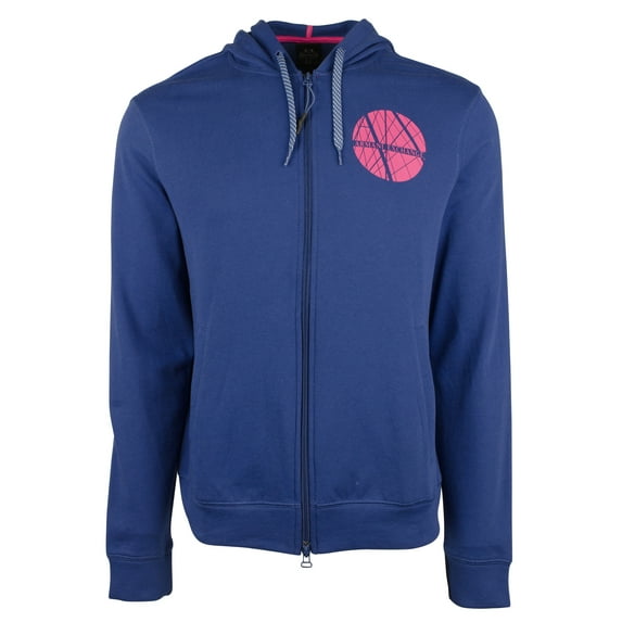 Men's Full Zip Hoodie Sweatshirt-EB-Medium