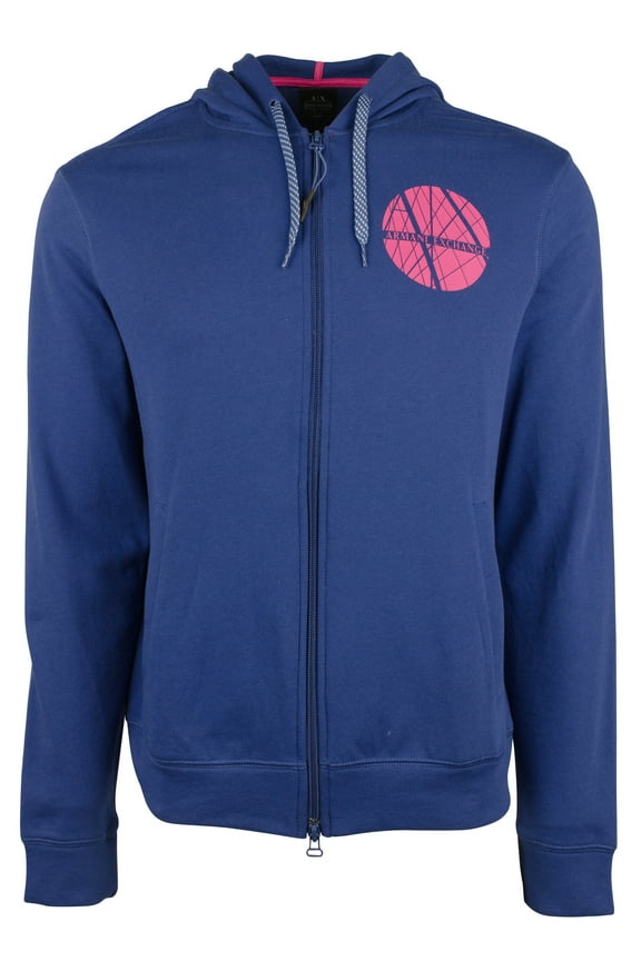 Men's Full Zip Hoodie Sweatshirt-EB-XX-Large