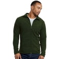 thumbnail image 1 of Men's Full-Zip Polar Fleece Jacket, Dark Green XL, 1 Count, 1 Pack, 1 of 7