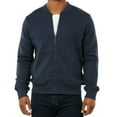 thumbnail image 1 of Men's Full-Zip TERRY Bomber Jacket, Navy 2XL, 1 of 3