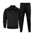 thumbnail image 1 of Men's Full Zip Track Suit Set Long Sleeve Jacket and Drawstring Pants Athletic Jogging Sportswear Outfit, 1 of 4