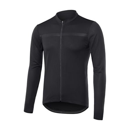 Men's Full Zipper Long Sleeves Cycling Breathable MTB Bike Shirt Wicking Performance Clothing for Road Racing