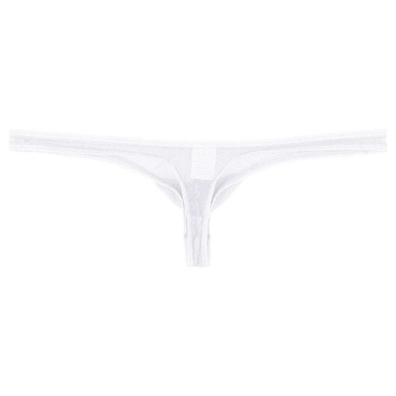 Men's Fully Transparent Mesh Breathable Sexy And Hollowed Out Thong