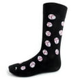 thumbnail image 1 of Men's Fun Baseball Crew Socks, Sock Size 10-13 / Shoe Size 6-12.5, Great Holiday/Birthday Gift, 1 of 4