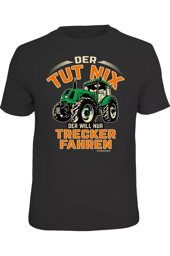 Men's Fun T-Shirt - Der Tut Nix - Only Tractor Driving - Men Cadeaux Shirts