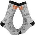 thumbnail image 1 of Men's Funcle Socks Funny Cool Uncle Family Fun Activities Gaming Ice Cream Footwear, 1 of 6
