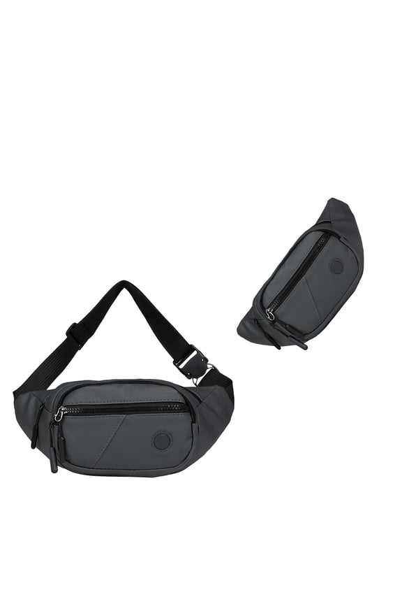 Men's Functional Crossbody Bag, Waterproof Chest Bag, Lightweight Outdoor Shoulder Backpack, Travel Messenger Organizer, Multi-Use Sports Bag, Adjustable Strap