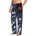Men's Fundamental Paper Education Pajama Pants Pjs Bottoms with Pockets