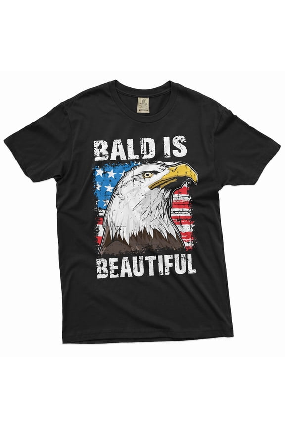 Men's Funny 4th of July Eagle T-shirt patriotic USA tee shirt fourth of July Funny tee shirt for him (Small Black)