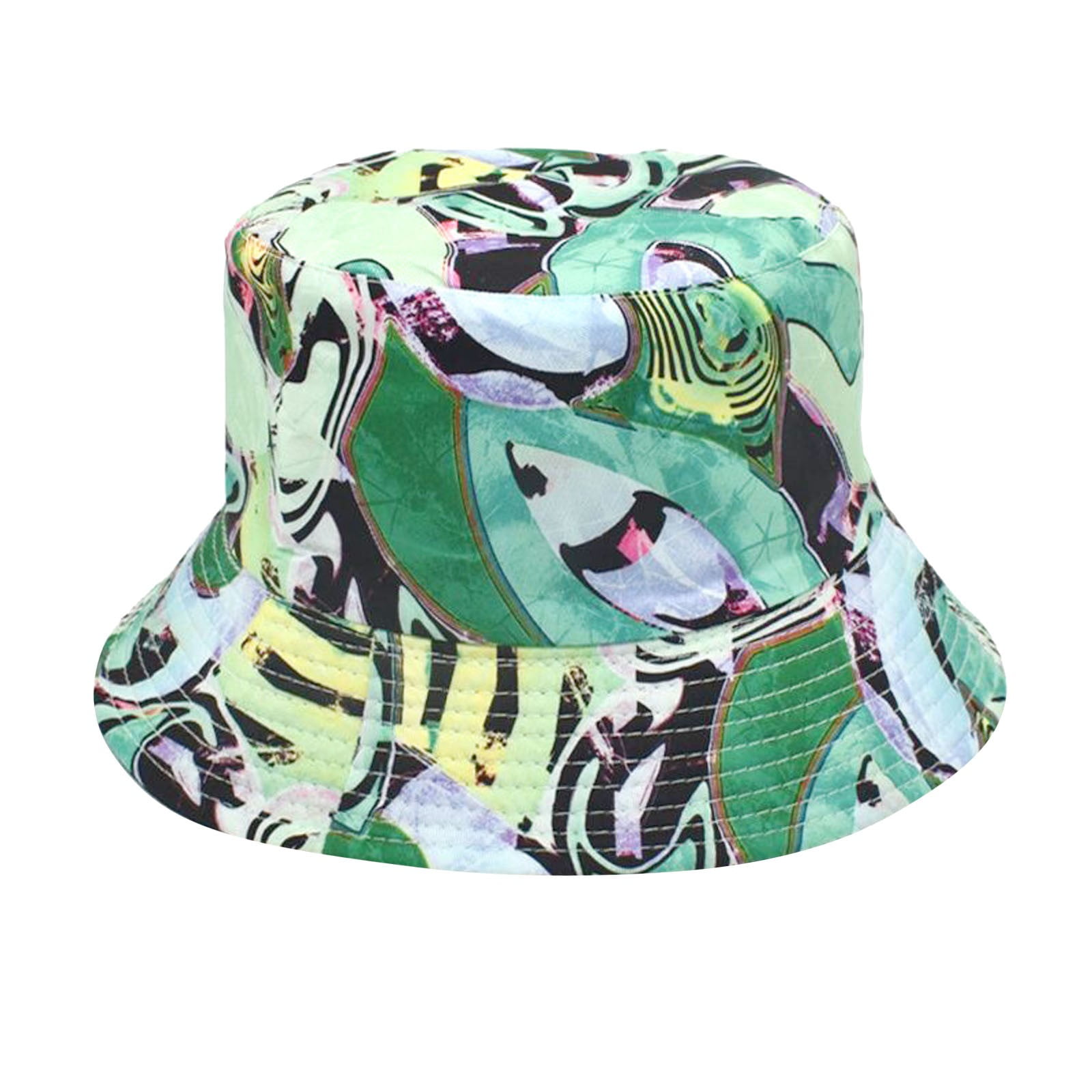 Men's Funny Bucket Hat Sun Hat Foldable Printed Camouflage Fisherman's Hat  For Women's Summer Outdoor Casual Sunshade Hats Foldable Hat Ladies Extra  Large Hats 
