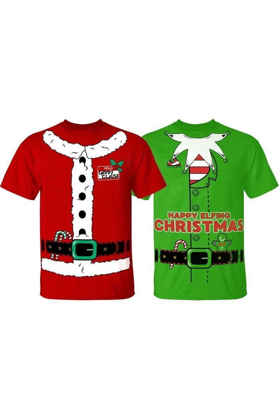 Men's Funny Christmas Suit T-Shirts